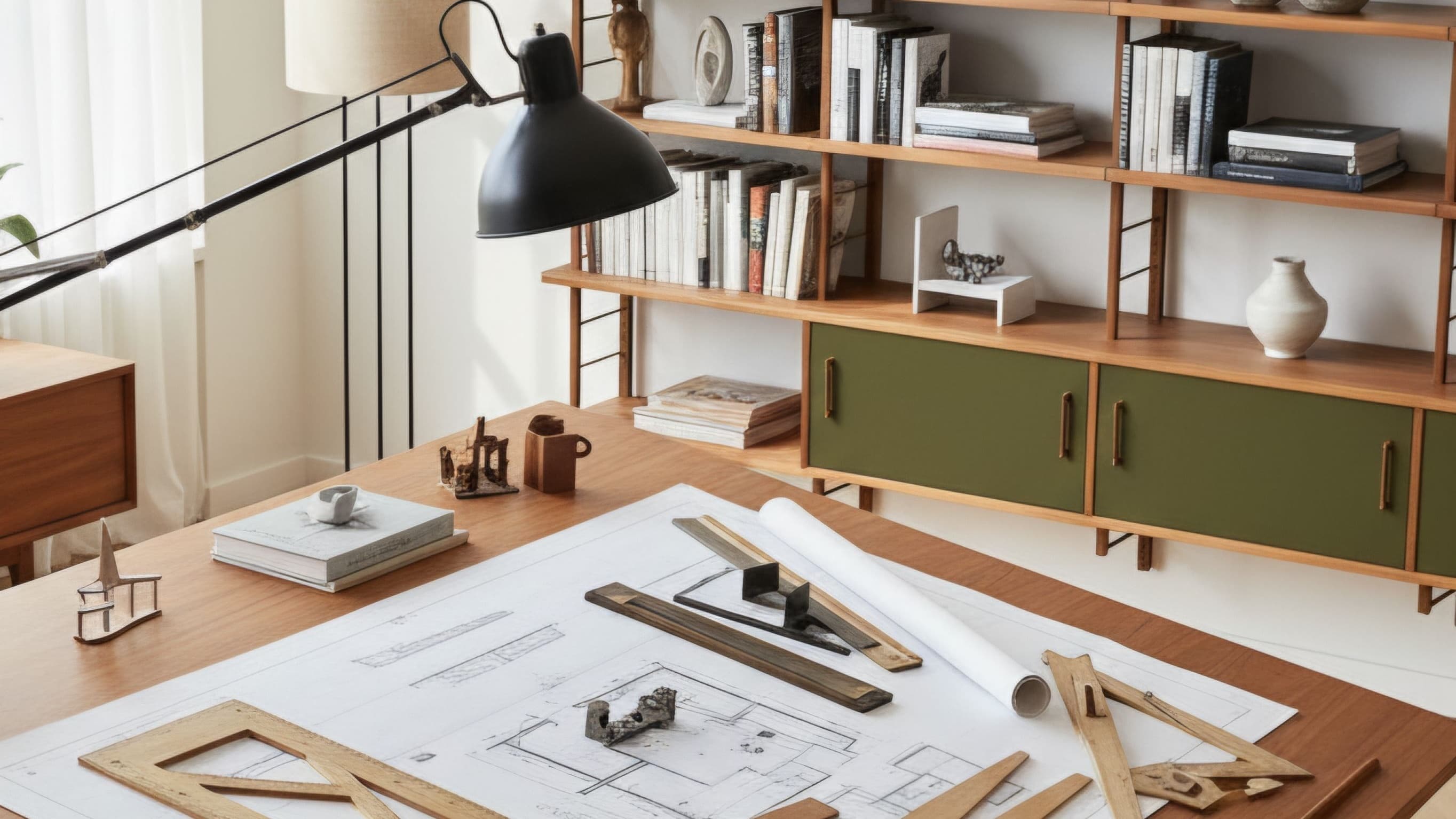 Design studio physical drafting table